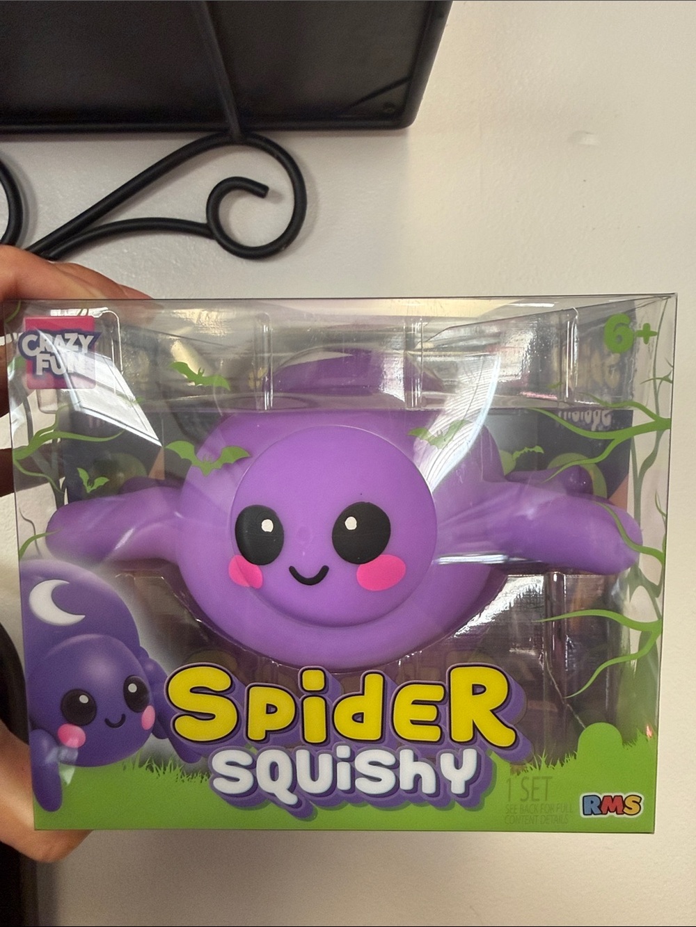 RMS Target Spider Squishy Toy - Purple